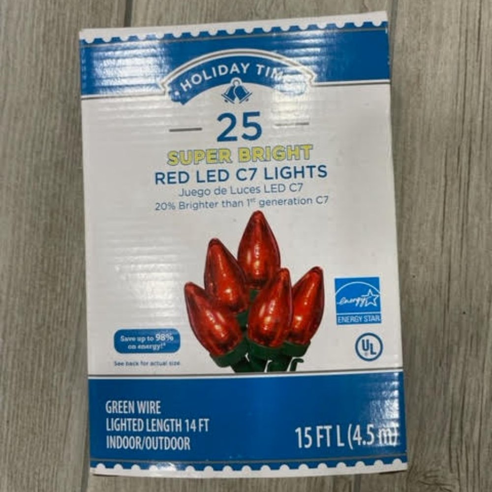 NEW RED HOT CHILI PEPER LIGHTS NEW IN BOX